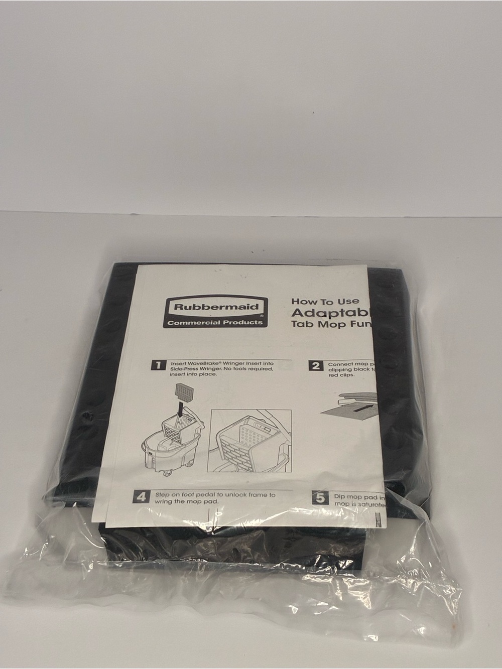 Rubbermaid Black Adaptable Tab Mop Frame Replacement